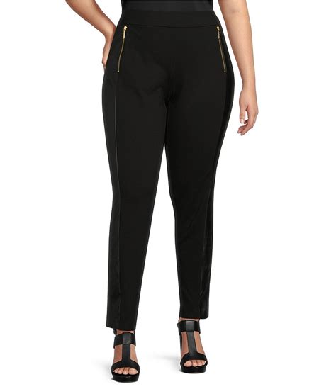 michael kors super skinny pull on high rise pants|MICHAEL Michael Kors Plus Size High Rise Pull.